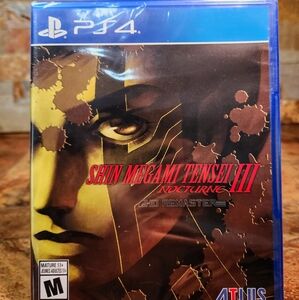 Shin Megami • PS-4 • Nocturne • HD-Remastered • Rated : Mature : 17-+ • ATLUS •